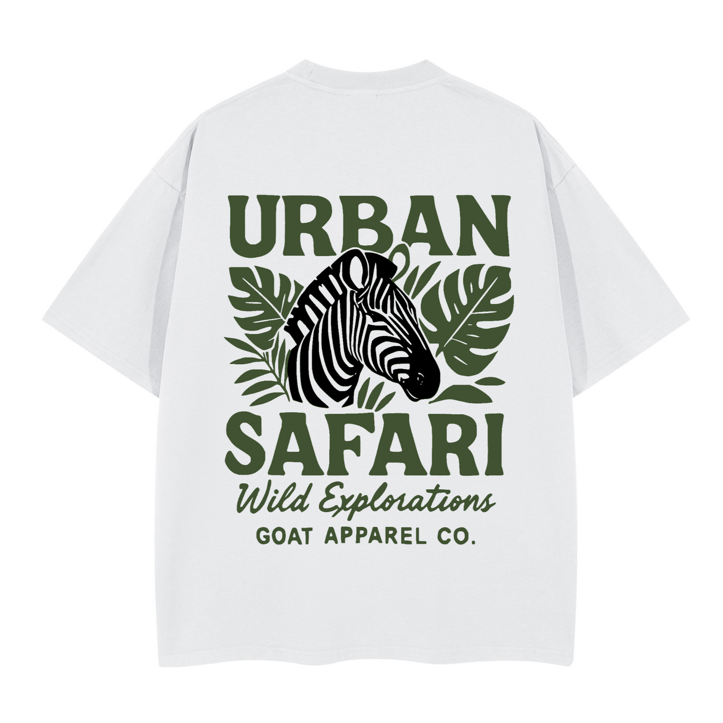 "Urban Safari" Boxy T-shirt – Heavyweight 280GSM Boxy Fit T-Shirt, Streetwear Aesthetic
