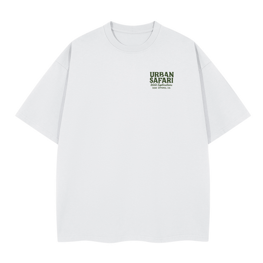 "Urban Safari" Boxy T-shirt – Heavyweight 280GSM Boxy Fit T-Shirt, Streetwear Aesthetic