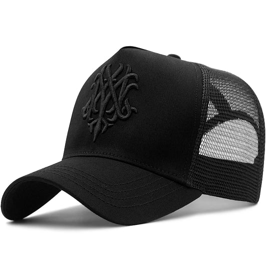 Mesh Trucker Hat - Oversized Snapback Baseball Cap, Unisex Summer Sun Cap for Men & Women