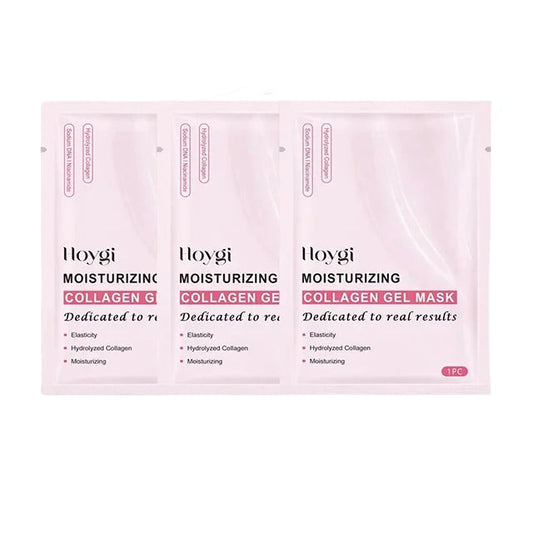 Pink Collagen Gel Face Mask – Salmon PDRN Hydrogel Jelly Sheet, Deep Hydration, Anti-Aging & Skin Tone Balance