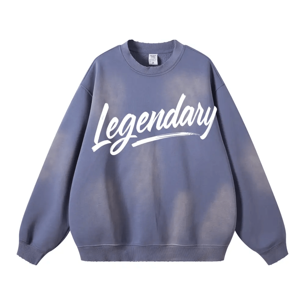 Legendary Distressed Sweatshirt - Denim Blue / S