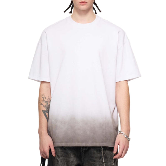 Bottom Sunfade Gradient Washed Vintage GOAT T-Shirt, Faded Streetwear Tee, Unisex Heavyweight T-Shirt, 250GSM Cotton Tee, Gradient Washed Shirt