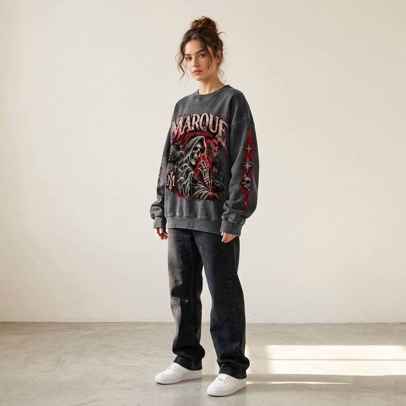 Marque Légendaire Halloween Héritage Oversized Sweatshirt - view 2
