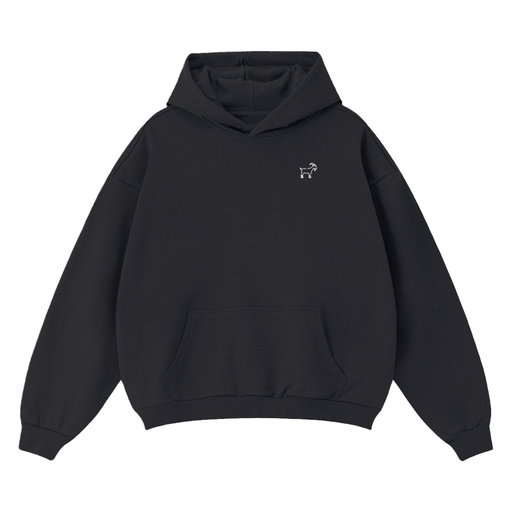 GOAT Club Drip Oversized Hoodie - Legendary Branding