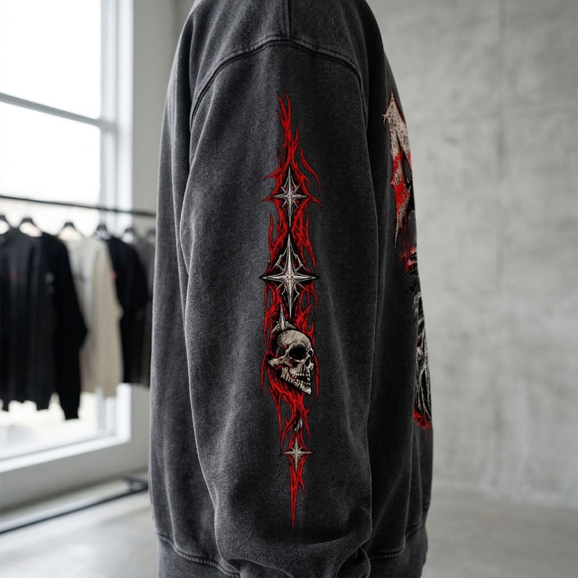 Marque Légendaire Halloween Héritage Oversized Sweatshirt - view 4