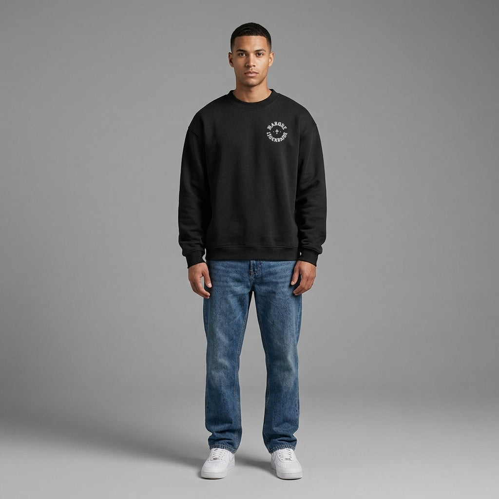 Marque Légendaire Cross Heavyweight Fleece Crewneck Sweatshirt | 380GSM