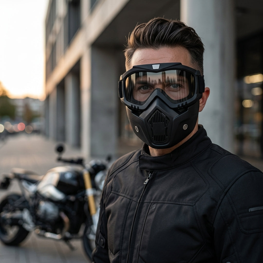 Dustproof Motocross Goggles | Adjustable Full Face Off‑Road Mask