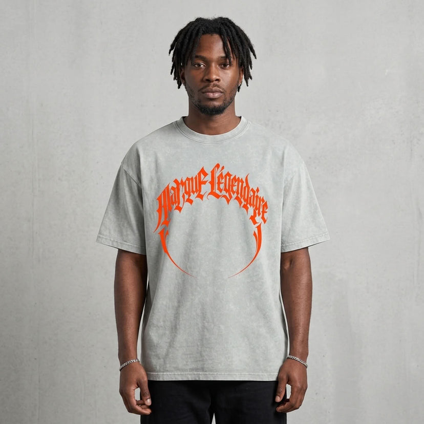 Marque Légendaire Reaper Snow Wash Oversized T-Shirt - view 4