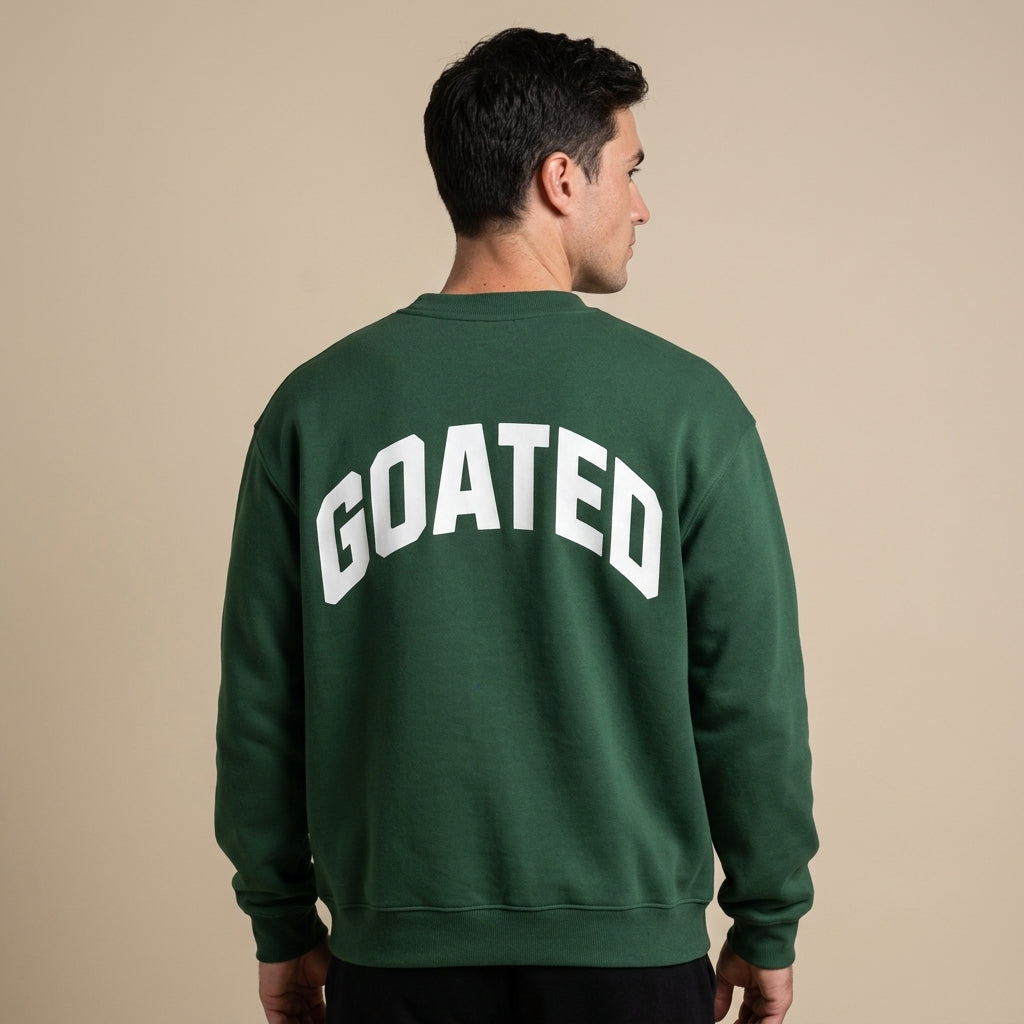 GOATED Heavyweight Fleece Crewneck Sweatshirt | 380GSM