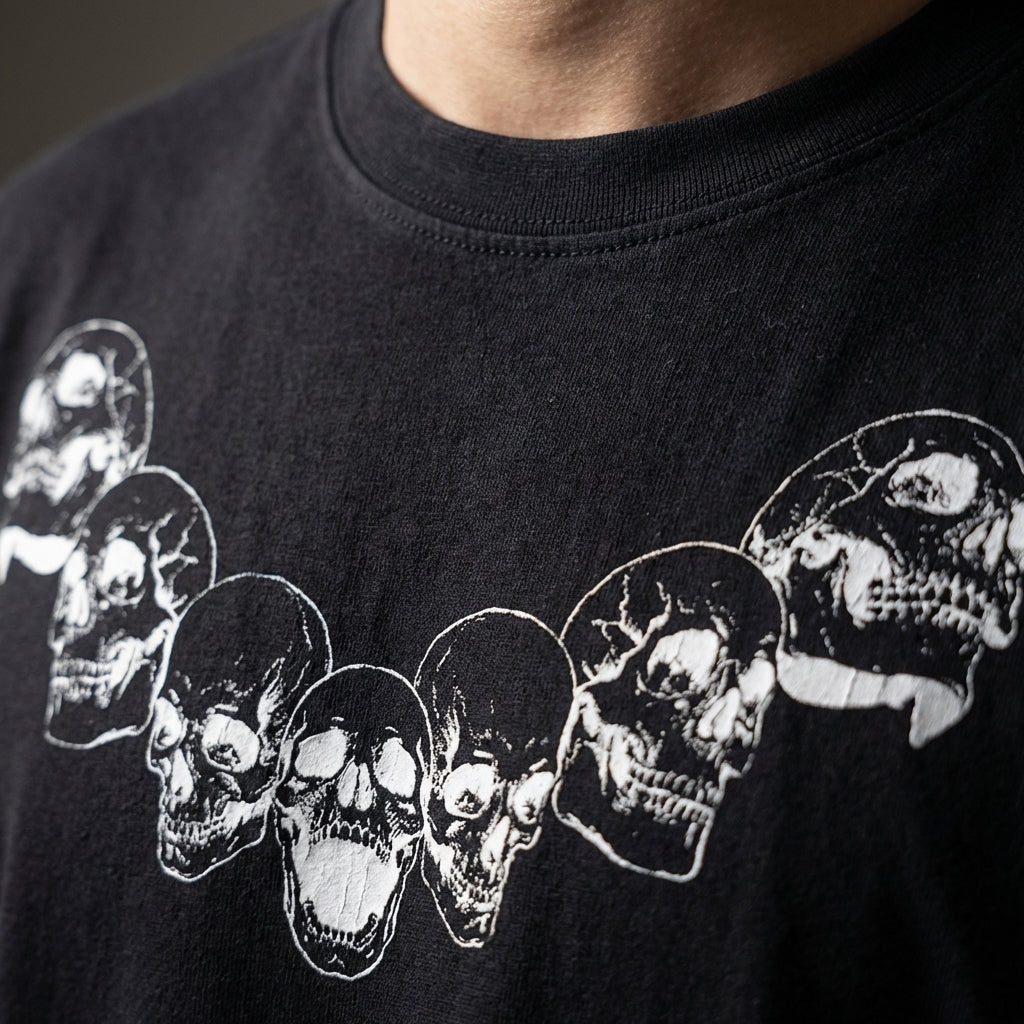 Neverdy (Never Die) Skulls Oversized T-shirt