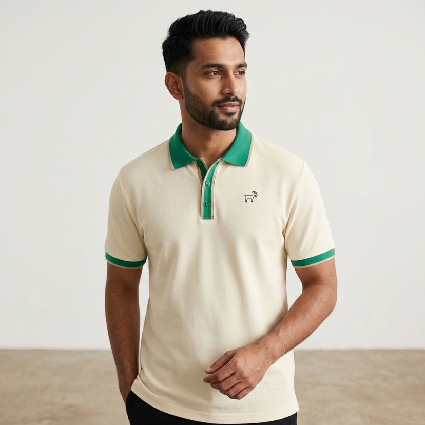 Marque Légendaire Color Block Polo Shirt | 240GSM — Apparel & Accessories > Clothing > Shirts & Tops Detail View 3 | Legendary Branding