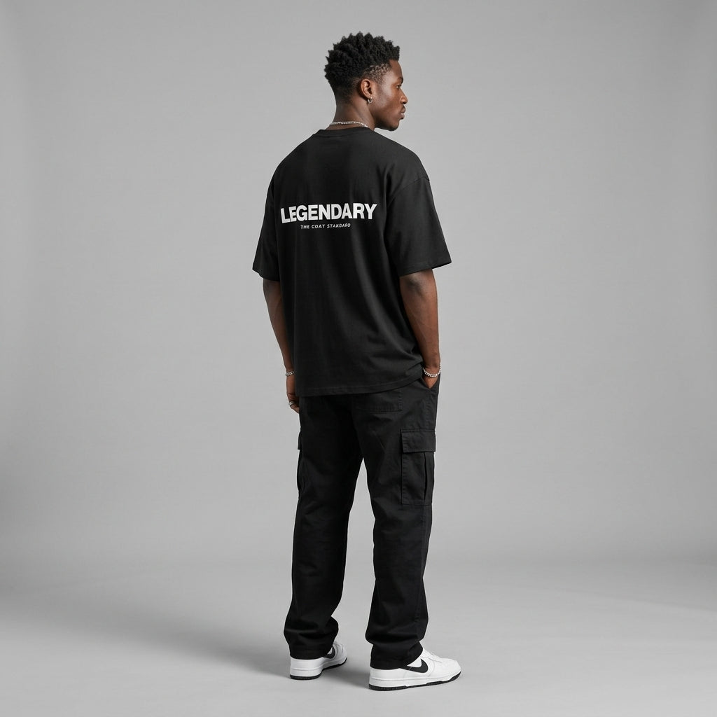 Legendary GOAT Standard Boxy T-Shirt | 280GSM — Apparel & Accessories > Clothing > Shirts & Tops Detail View 5 | Legendary Branding