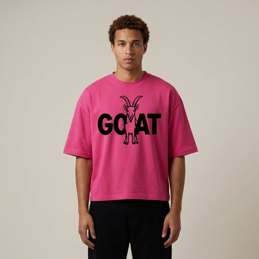 Icon of the Herd Oversized Cropped T-Shirt - Legendary Branding