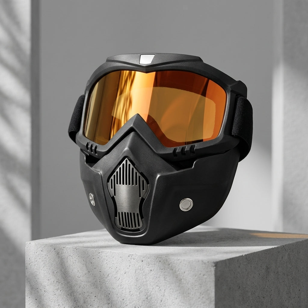 Dustproof Motocross Goggles | Adjustable Full Face Off‑Road Mask