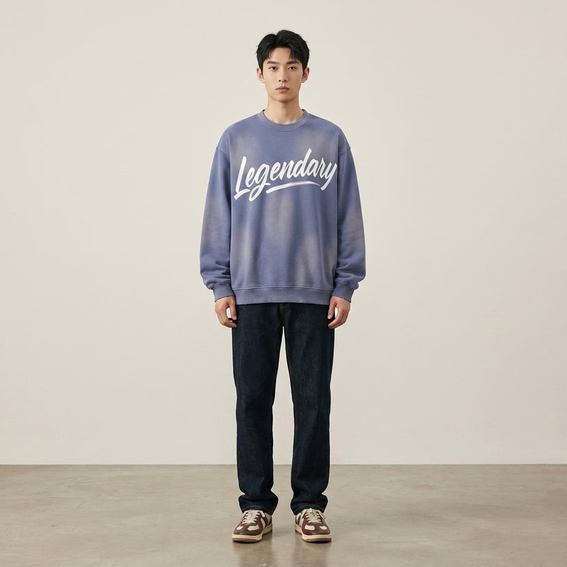 Legendary Distressed Sweatshirt - Legendary Branding