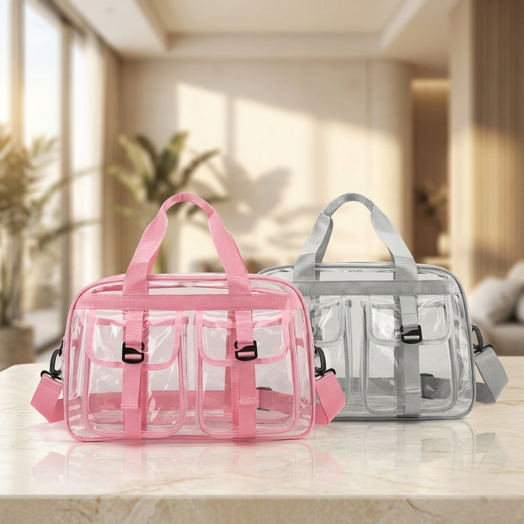 Large Capacity Clear PVC Stadium Travel Bag