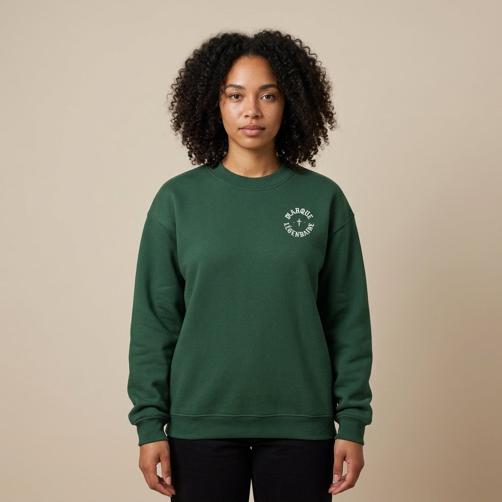 Marque Légendaire Cross Heavyweight Fleece Crewneck Sweatshirt | 380GSM