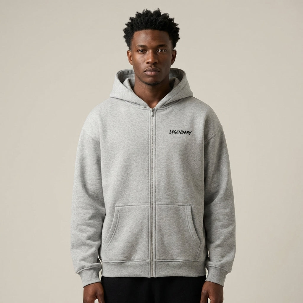 Legendary Branding Fleece Zip-up - Legendary Branding