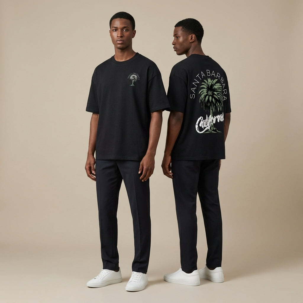 Santa Barbara Boxy Fit T-Shirt - Legendary Branding