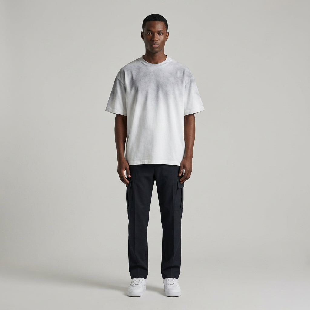 Blank Washed Gradient GOAT T-Shirt - Legendary Branding