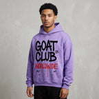 The Goat Club Spray Painted Oversized Hoodie | 460GSM