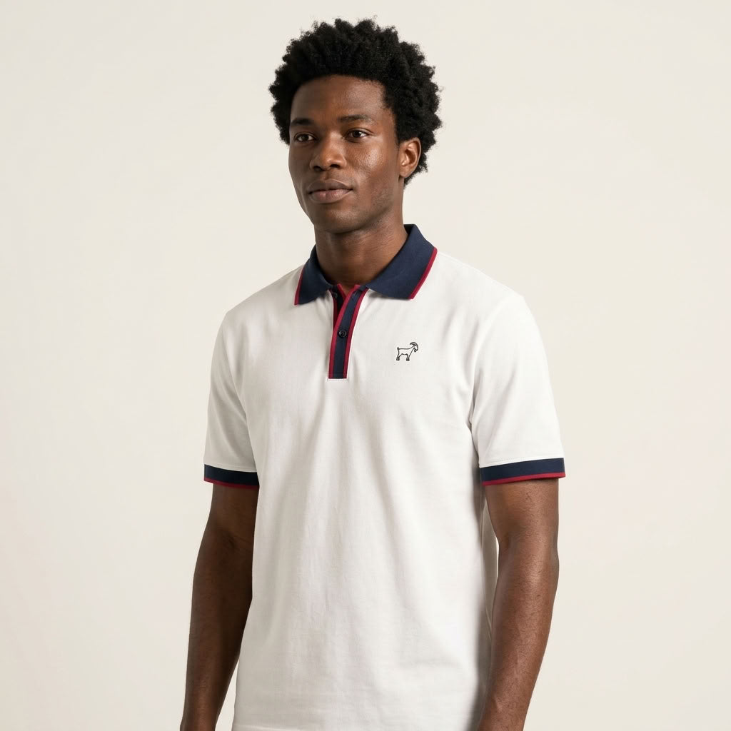 Marque Légendaire Color Block Polo Shirt | 240GSM — Apparel & Accessories > Clothing > Shirts & Tops Detail View 10 | Legendary Branding