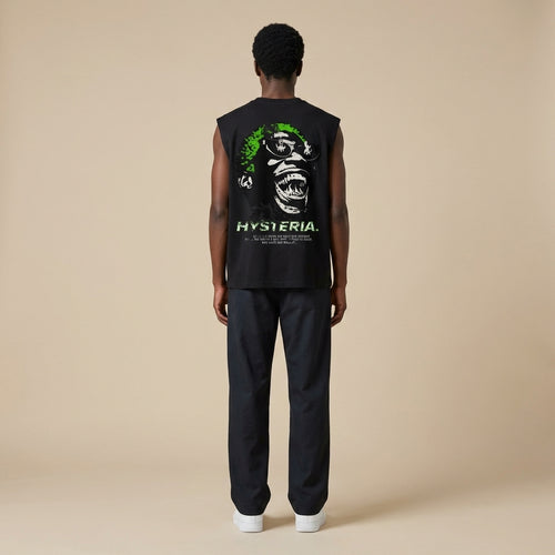 Hysteria Cropped Boxy Tank Top - Legendary Branding