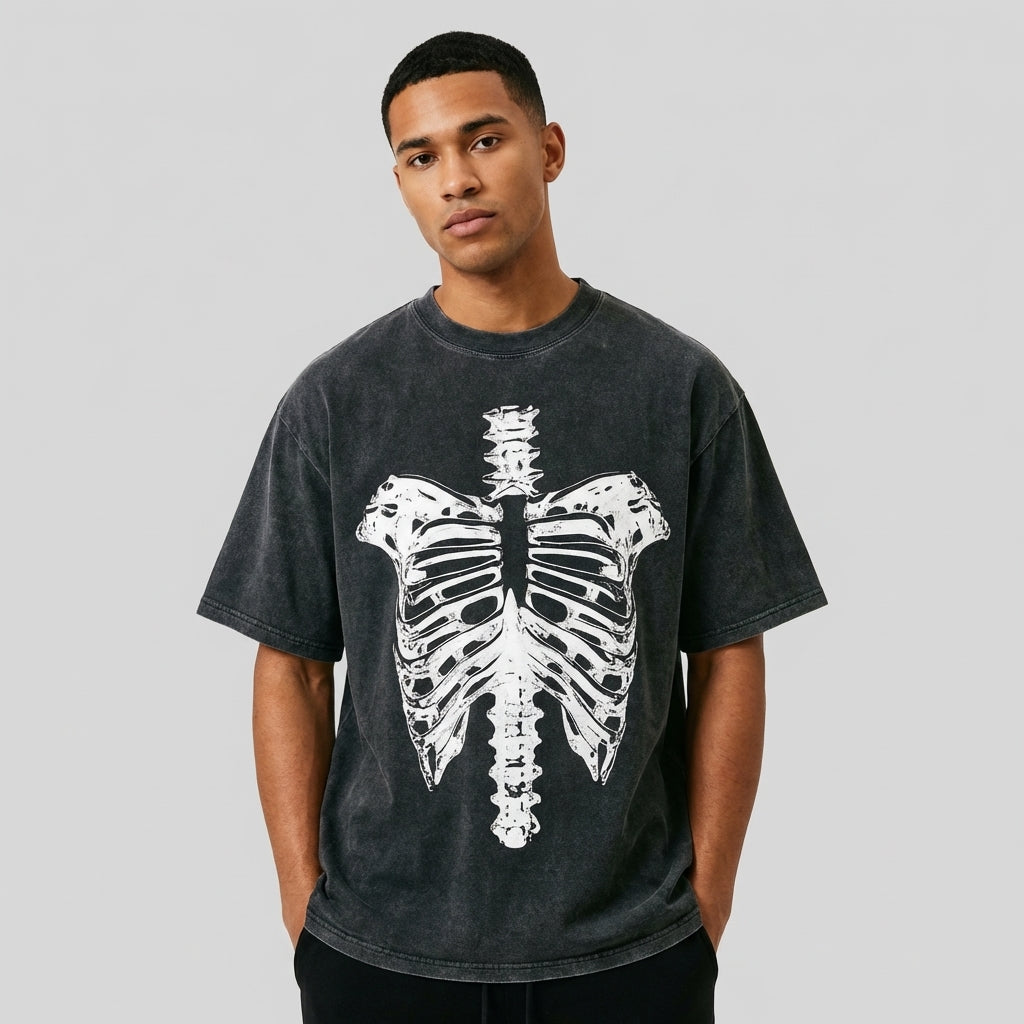 Neverdy (Never Die) Ribs Oversized T-Shirt