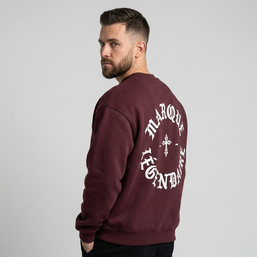 Marque Légendaire Cross Heavyweight Fleece Crewneck Sweatshirt | 380GSM