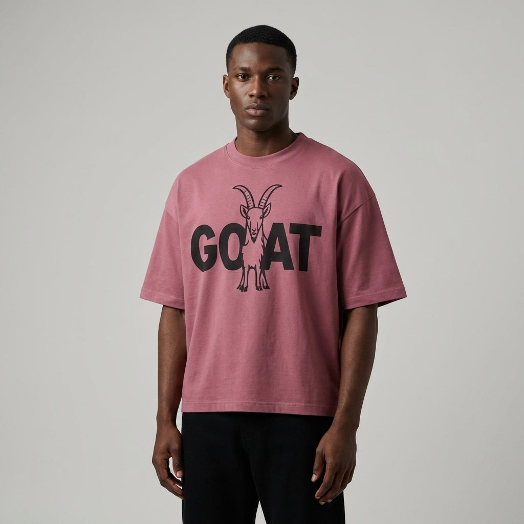 Icon of the Herd Oversized Cropped T-Shirt - Legendary Branding