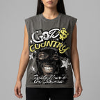 God's Country Unisex Cropped Boxy Tee | 230GSM — Apparel & Accessories > Clothing > Shirts & Tops Detail View 6 | Legendary Branding