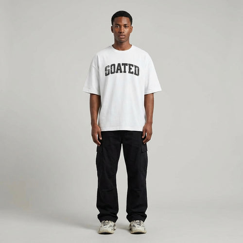 Land of the GOATED Oversized T-shirt - Legendary Branding