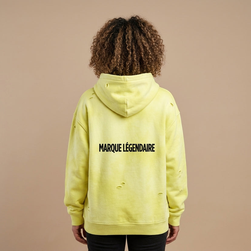 Marque Légendaire Frayed Fleece Hoodie | 350GSM Unisex