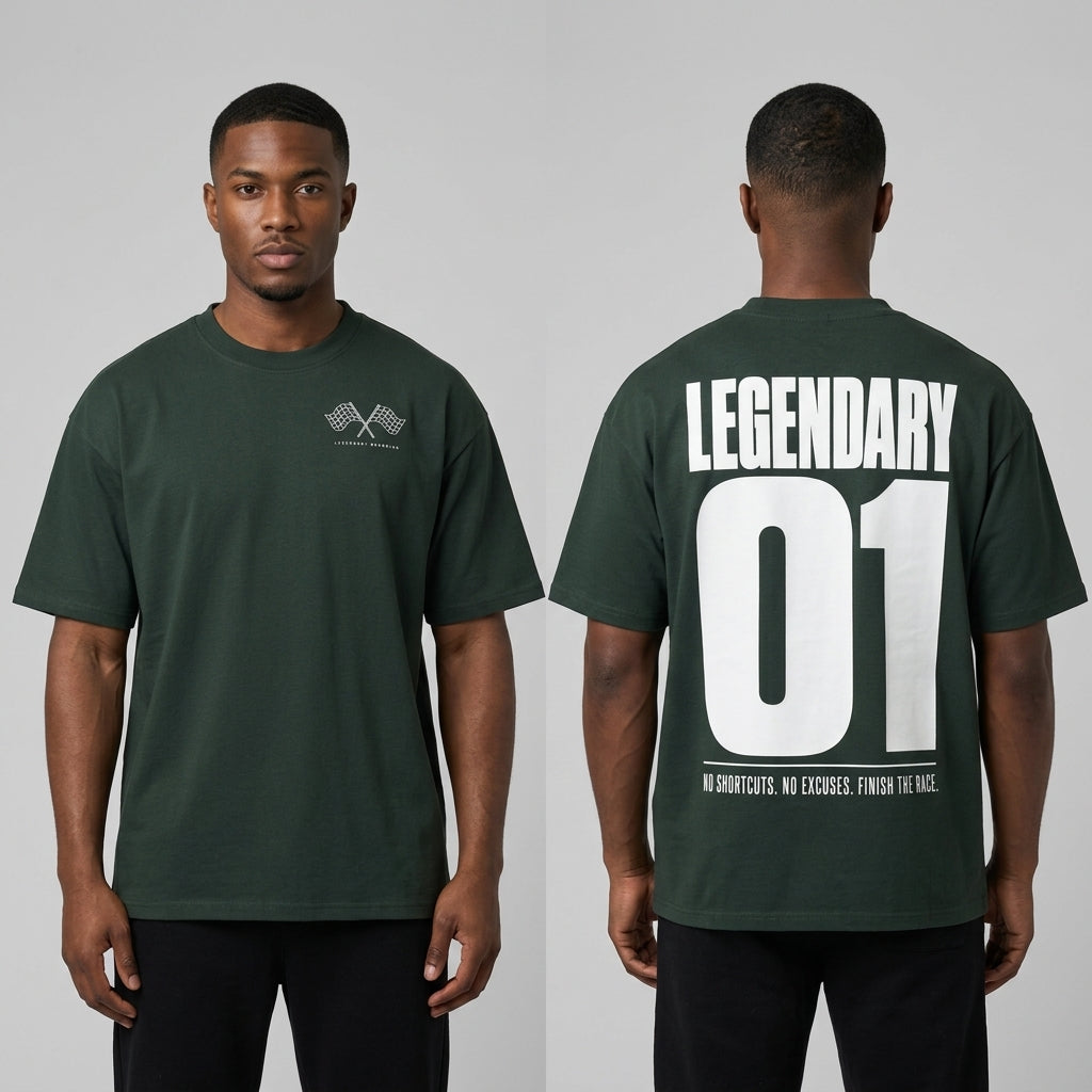 Legendary 01 Boxy T-Shirt | 280GSM — Apparel & Accessories > Clothing > Shirts & Tops Detail View 11 | Legendary Branding
