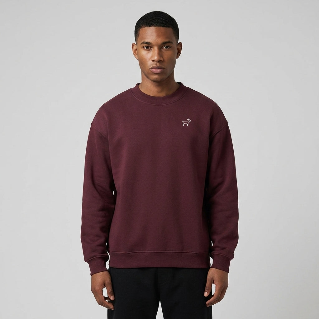 GOATED Heavyweight Fleece Crewneck Sweatshirt | 380GSM