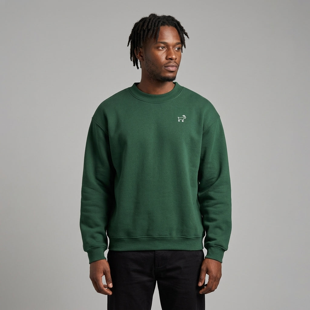 GOATED Heavyweight Fleece Crewneck Sweatshirt | 380GSM