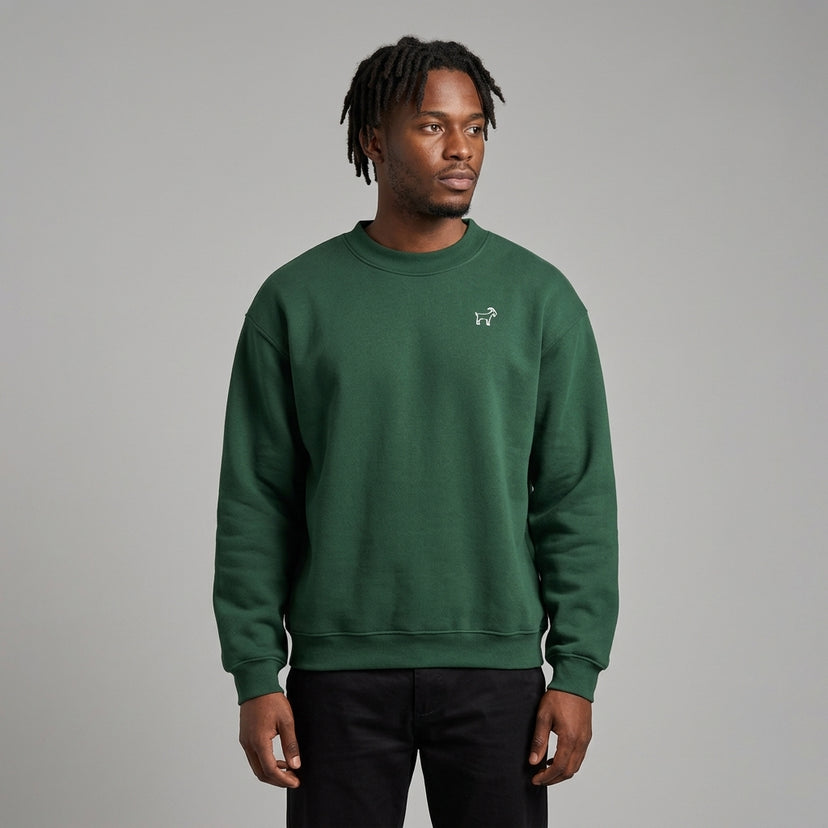 GOATED Heavyweight Fleece Crewneck Sweatshirt | 380GSM