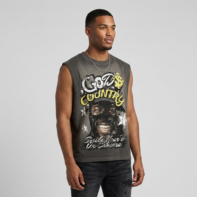 God's Country Unisex Cropped Boxy Tee | 230GSM — Apparel & Accessories > Clothing > Shirts & Tops Detail View 4 | Legendary Branding