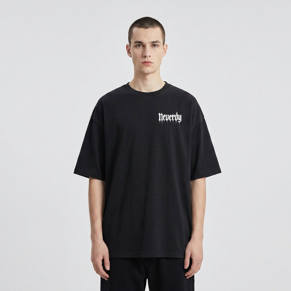 Neverdy (Never Die) Oversized T-shirt - Legendary Branding