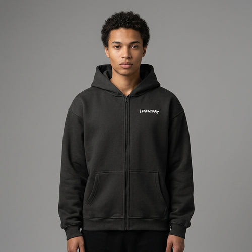 Legendary Branding Fleece Zip-Up | 380GSM