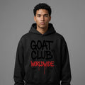 The Goat Club Spray Painted Oversized Hoodie | 460GSM