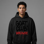 The Goat Club Spray Painted Oversized Hoodie | 460GSM