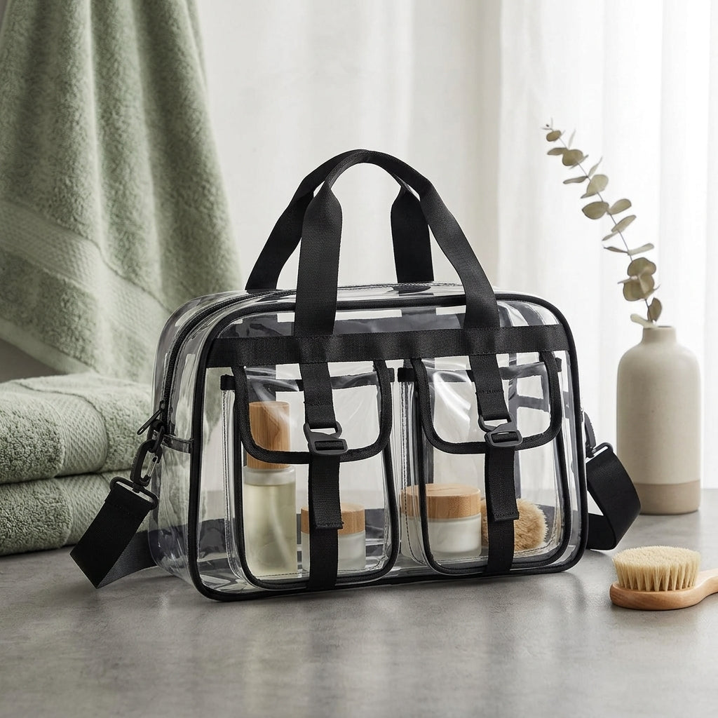 Large Capacity Clear PVC Stadium Travel Bag