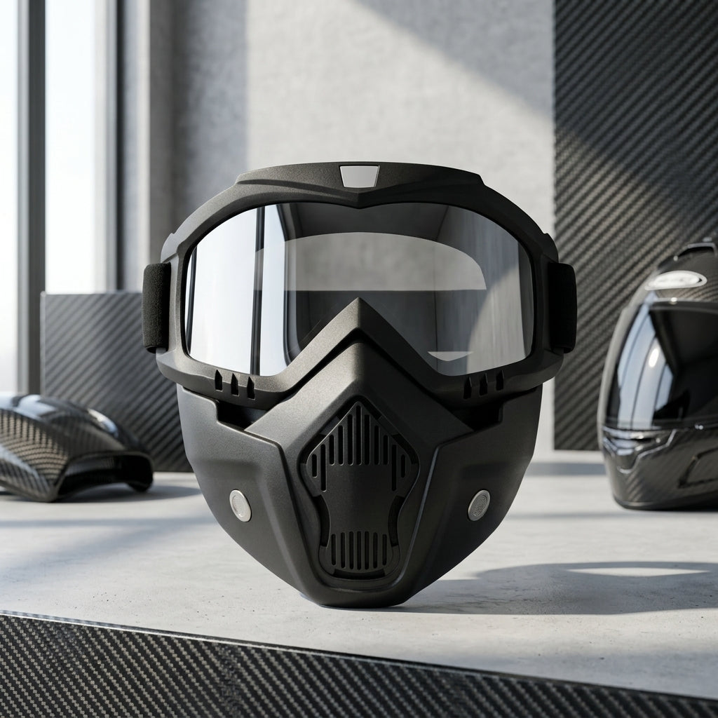 Dustproof Motocross Goggles | Adjustable Full Face Off‑Road Mask