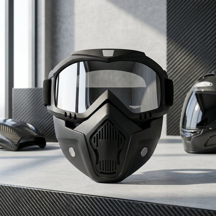 Dustproof Motocross Goggles | Adjustable Full Face Off‑Road Mask