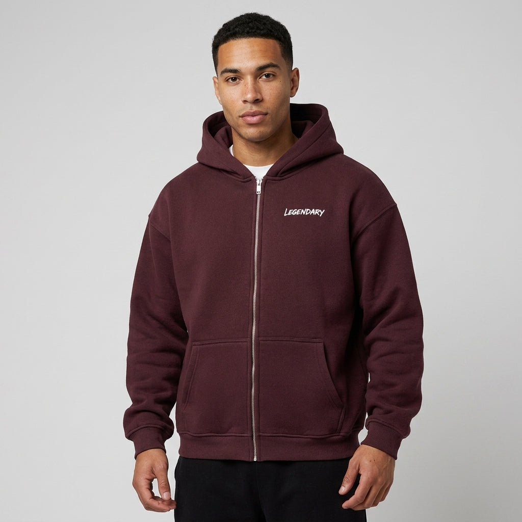 Legendary Branding Fleece Zip-Up | 380GSM