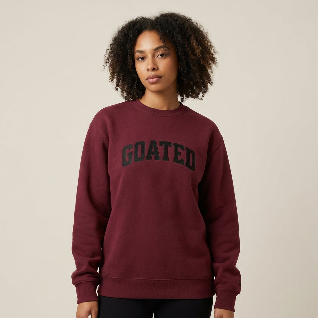 GOATED Heavyweight Embroidered Sweatshirt