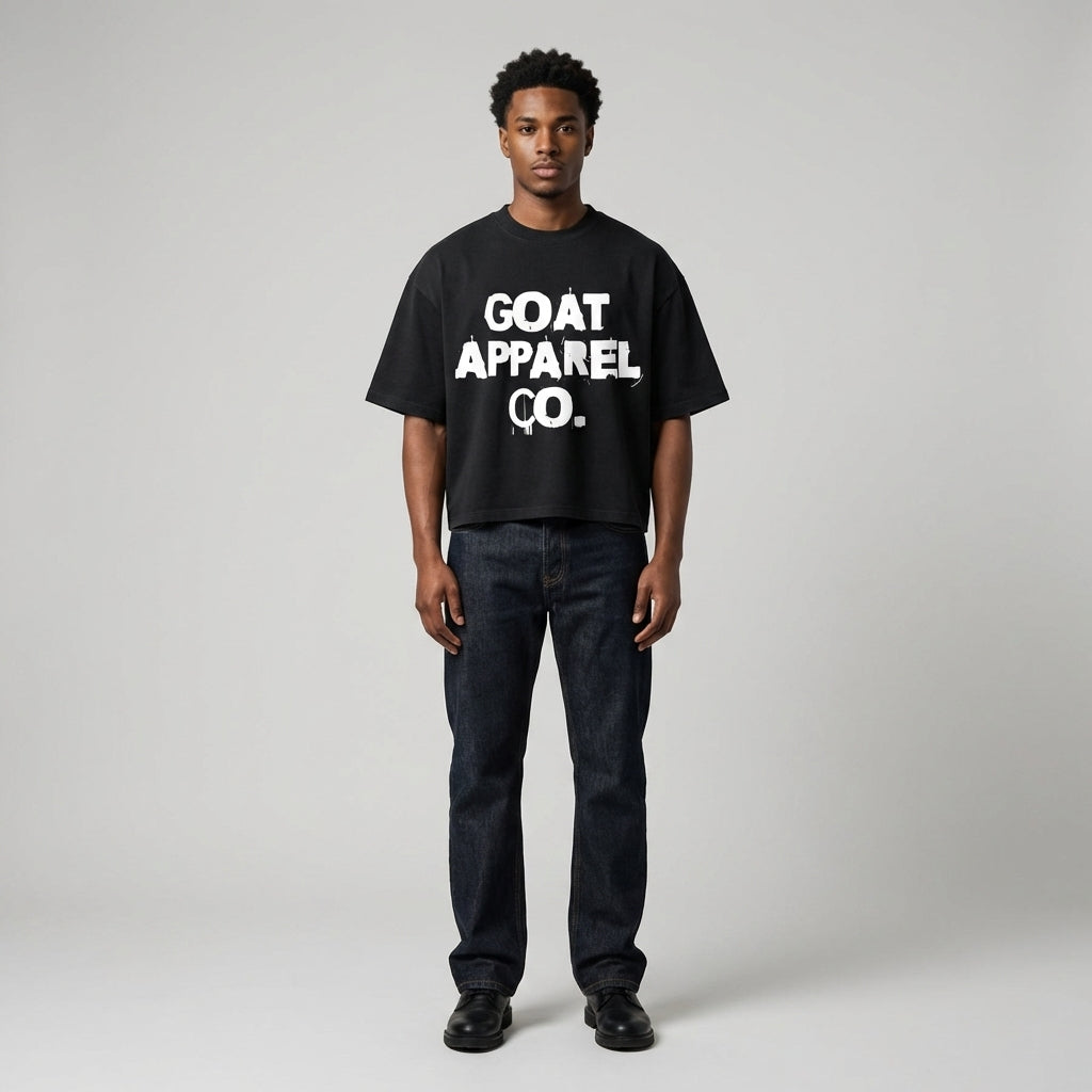 GOAT Sh*t Only Oversized Waist Cropped T-shirt