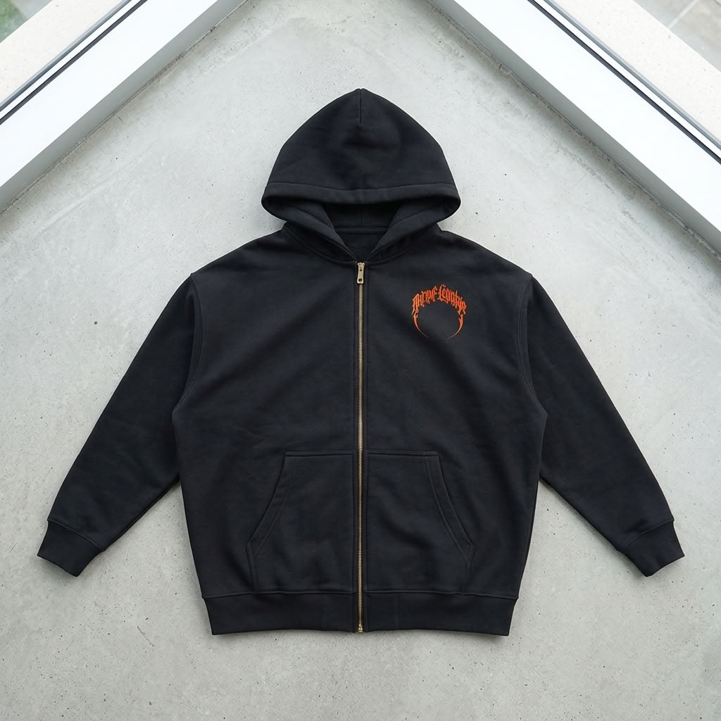 Marque Légendaire Eternal Legends Oversized Boxy Zip-Up Hoodie - view 1