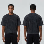 Cropped Snow Washed GOAT T-shirt - Legendary Branding